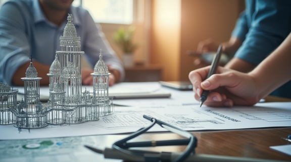 شغل‌های مرتبط با معماری مانند طراحی داخلی و مدیریت پروژه